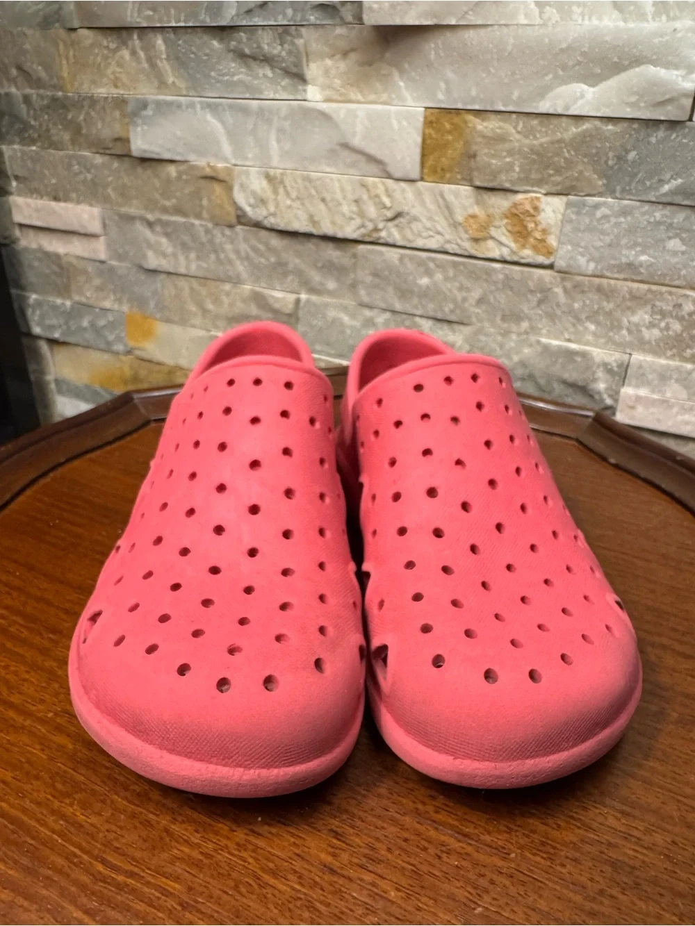 Kids Sz 9-10 “Bounce, Splash, & Play” Pink Totes Clogs Water Beach Pool Shoes